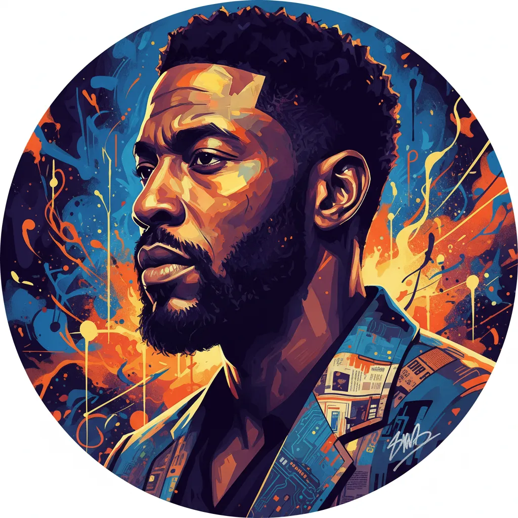 Artistic portrait of Omari Hardwick