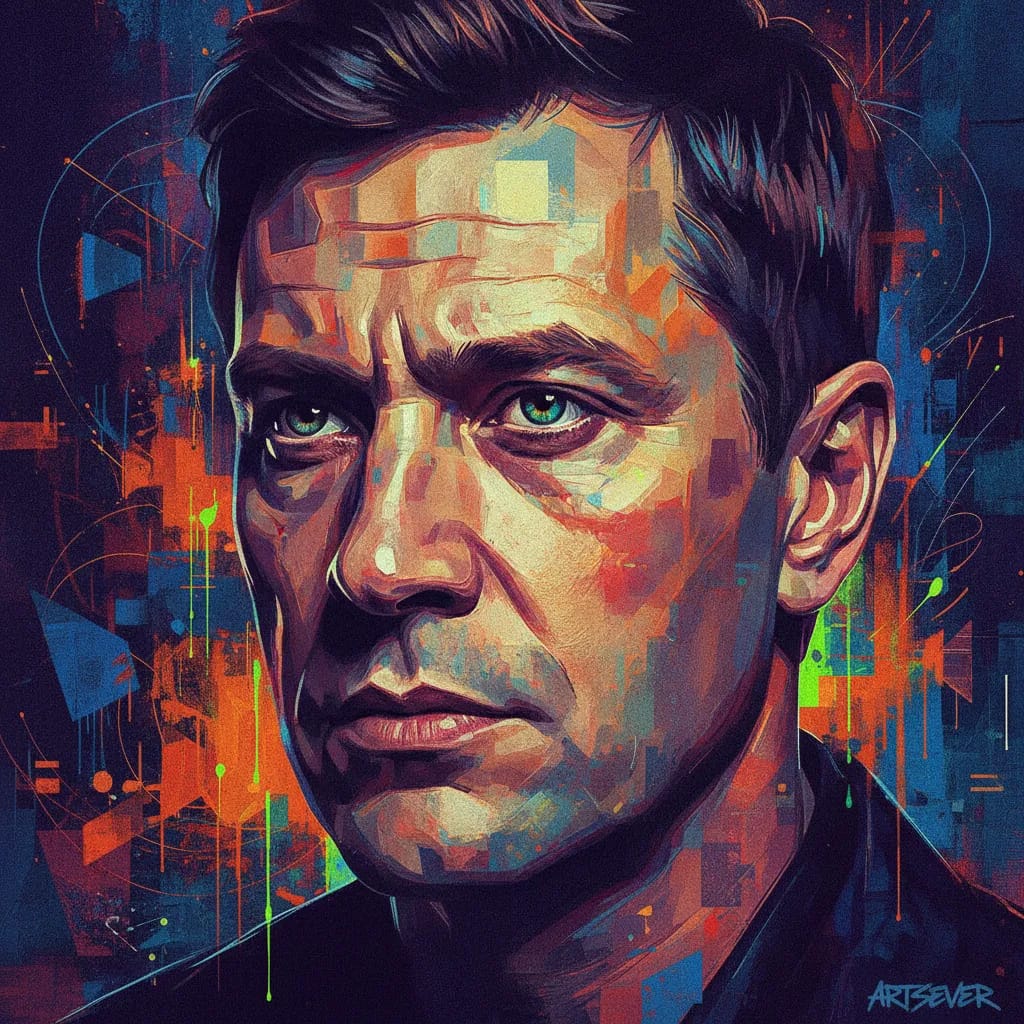 Artistic portrait of Aleksey Serebryakov
