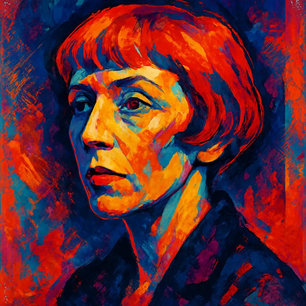 Artistic portrait of Lotte Lenya