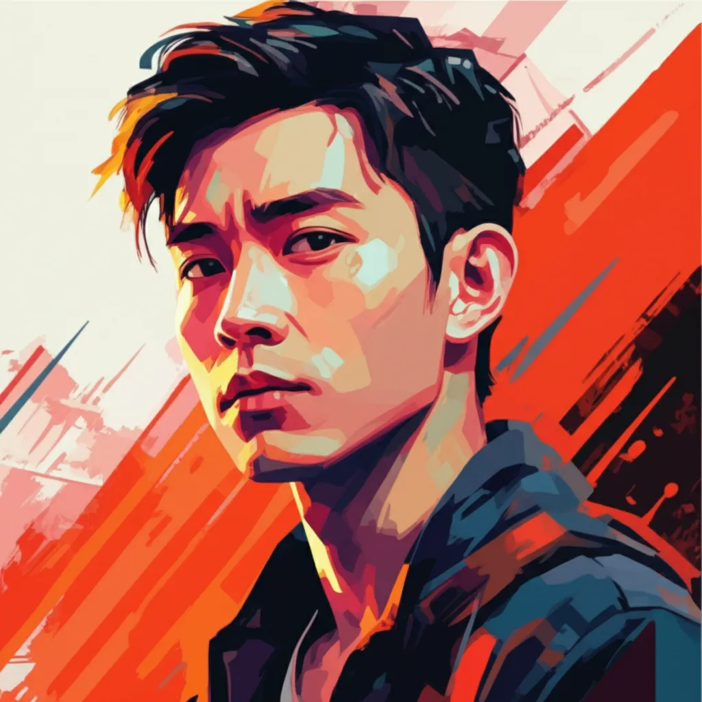 Artistic portrait of Hao Zheng