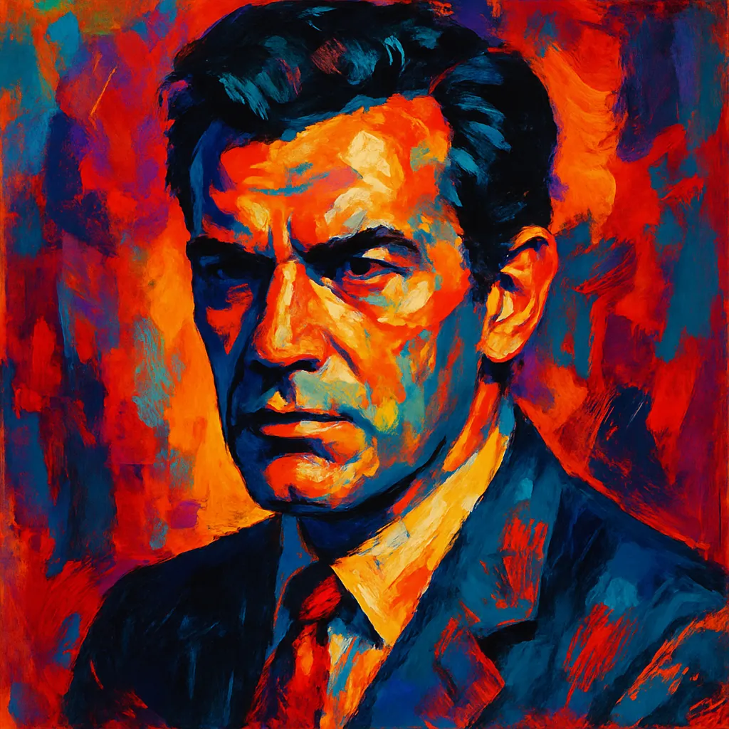 Artistic portrait of Frederick Stafford