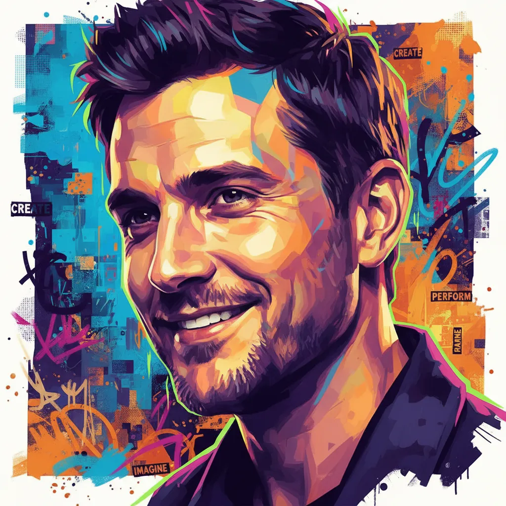 Artistic portrait of Chris Renaud