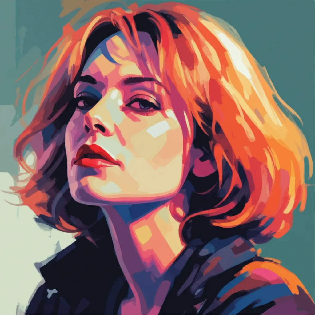 Artistic portrait of Daryl Hannah