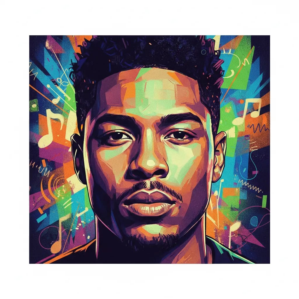 Artistic portrait of Jordan Fisher