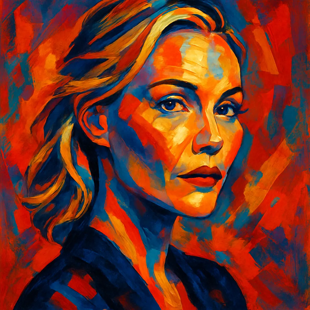 Artistic portrait of Leslie Bibb