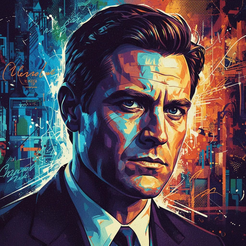 Artistic portrait of Campbell Scott