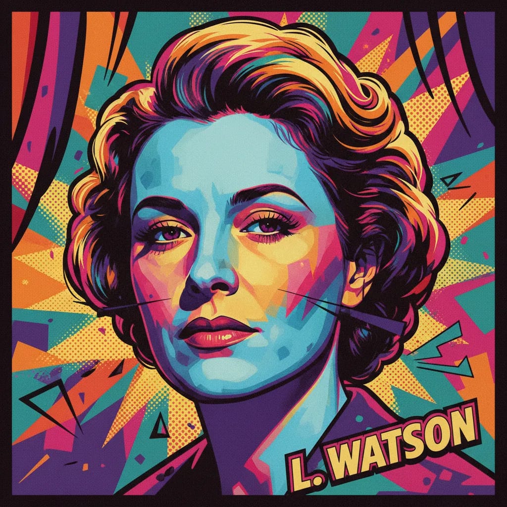 Artistic portrait of Lucile Watson