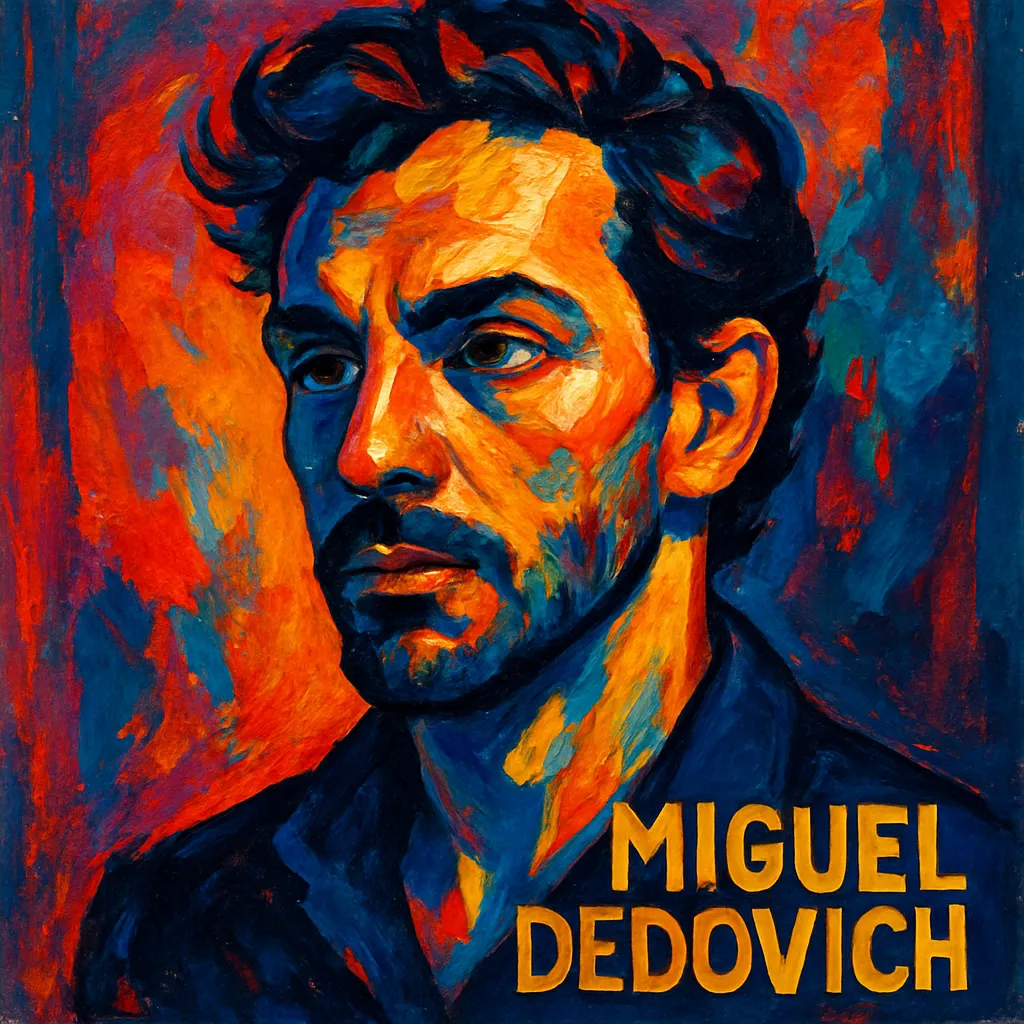 Artistic portrait of Miguel Dedovich
