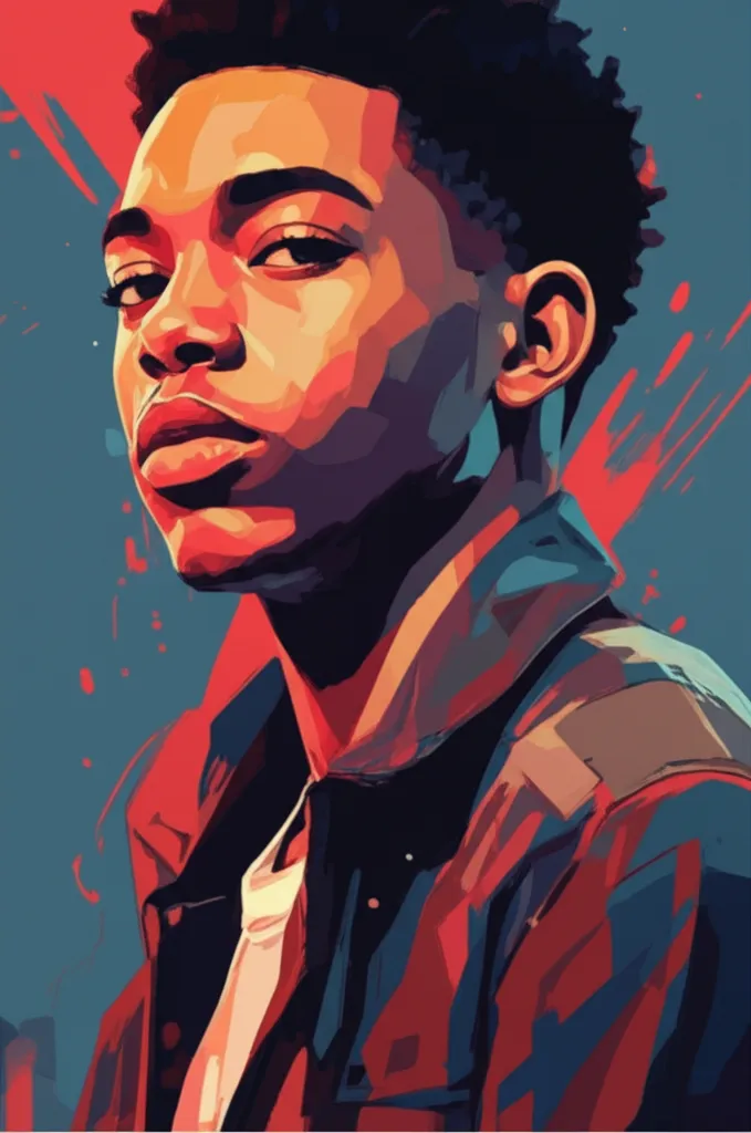 Artistic portrait of Jahi Di'Allo Winston