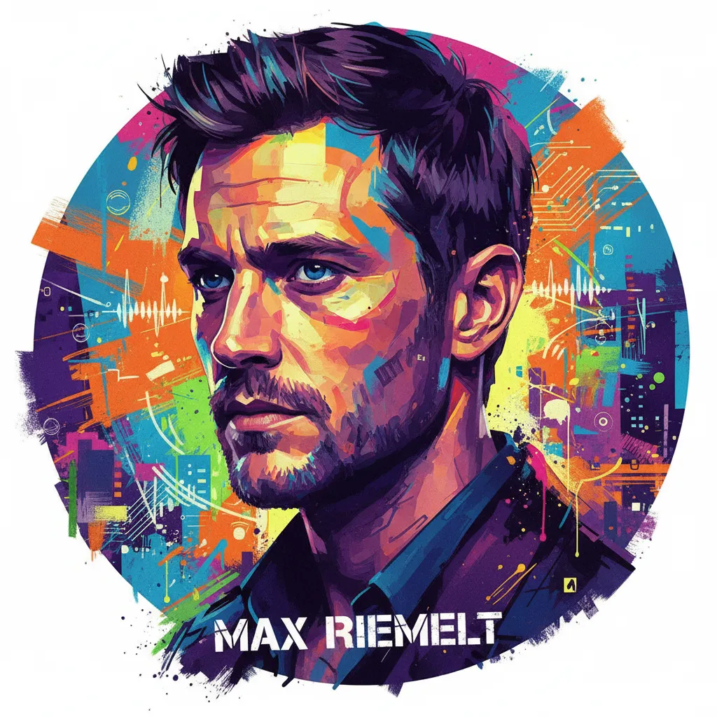 Artistic portrait of Max Riemelt