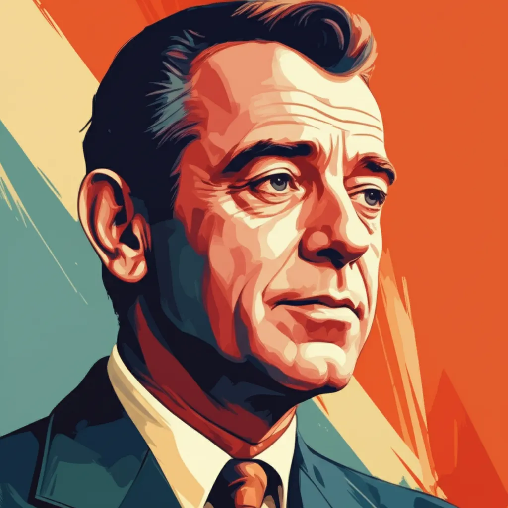 Artistic portrait of Jack Lemmon