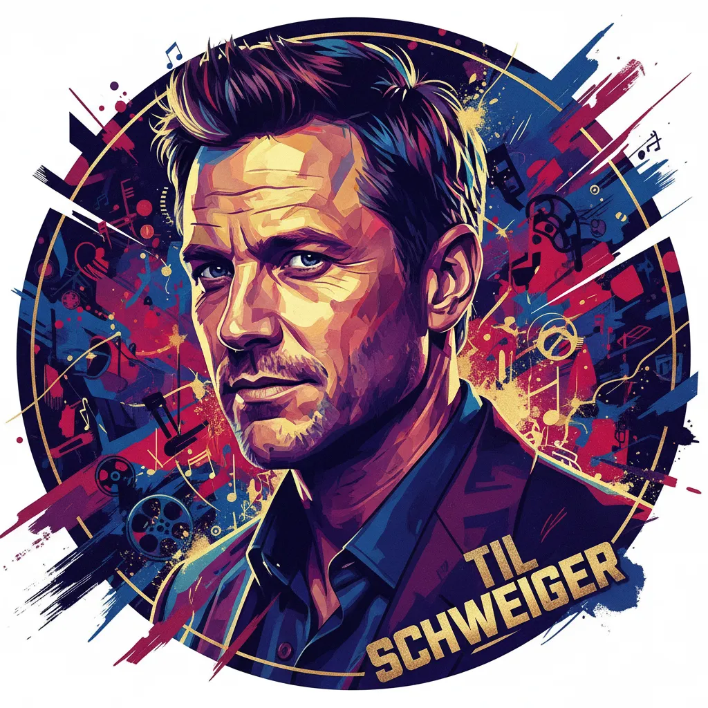 Artistic portrait of Til Schweiger