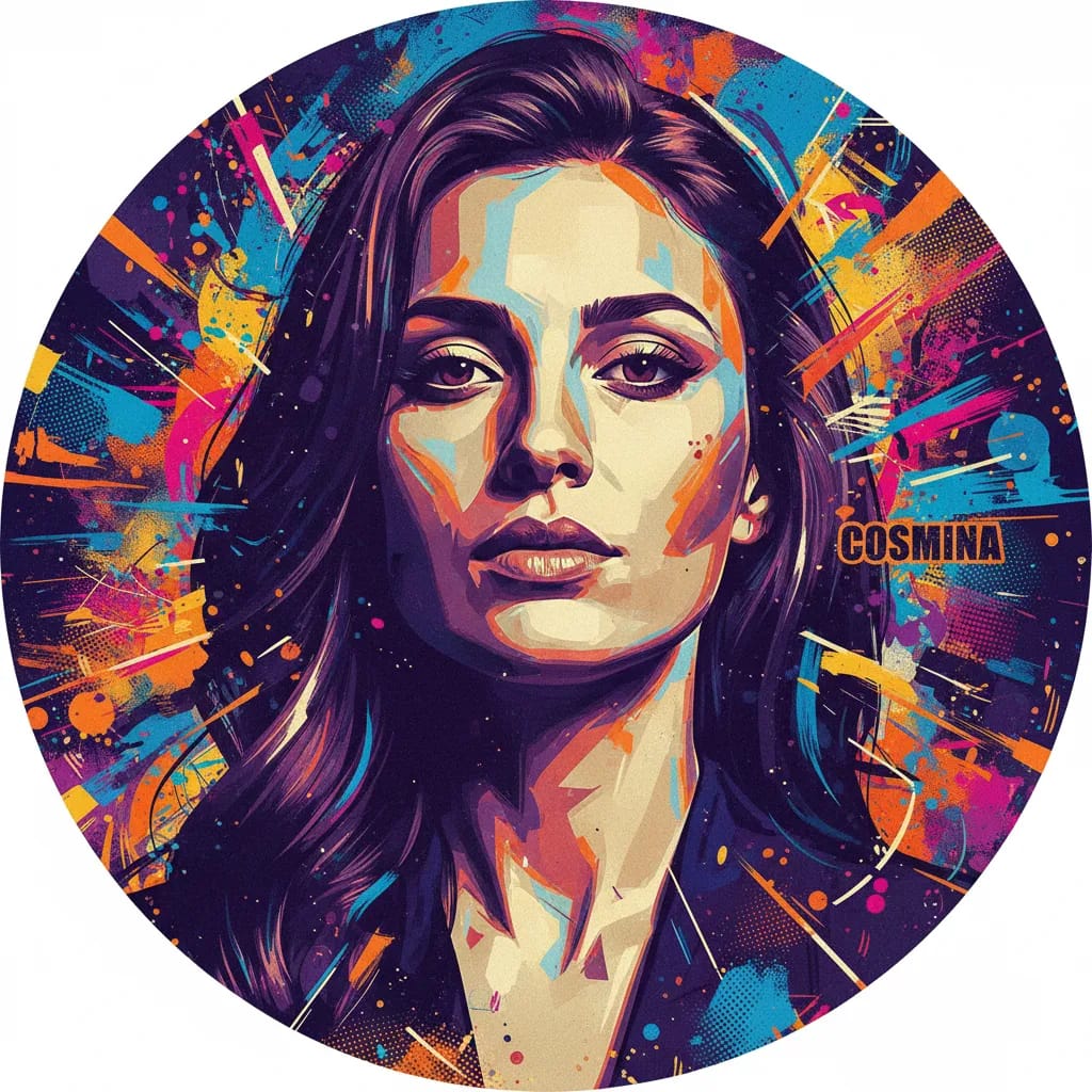 Artistic portrait of Cosmina Stratan