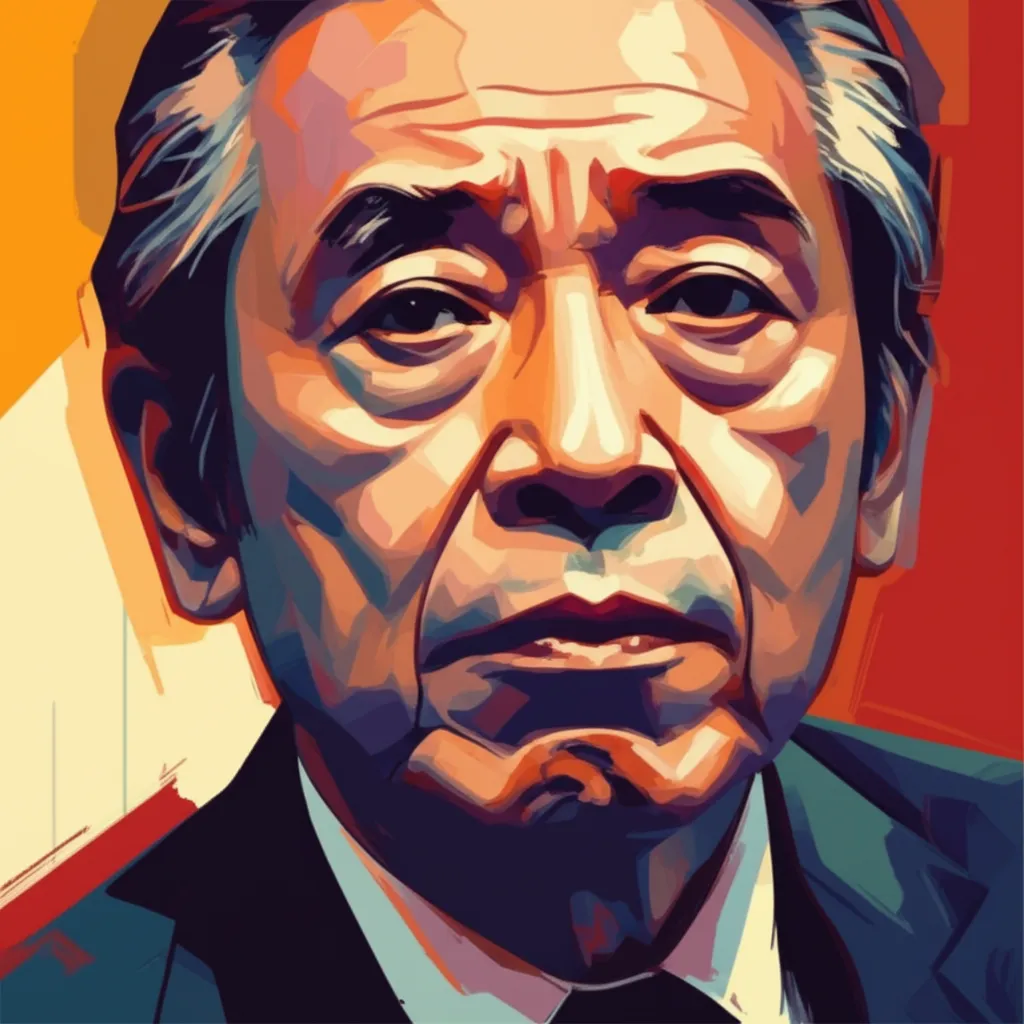 Artistic portrait of Kiyoshi Kobayashi