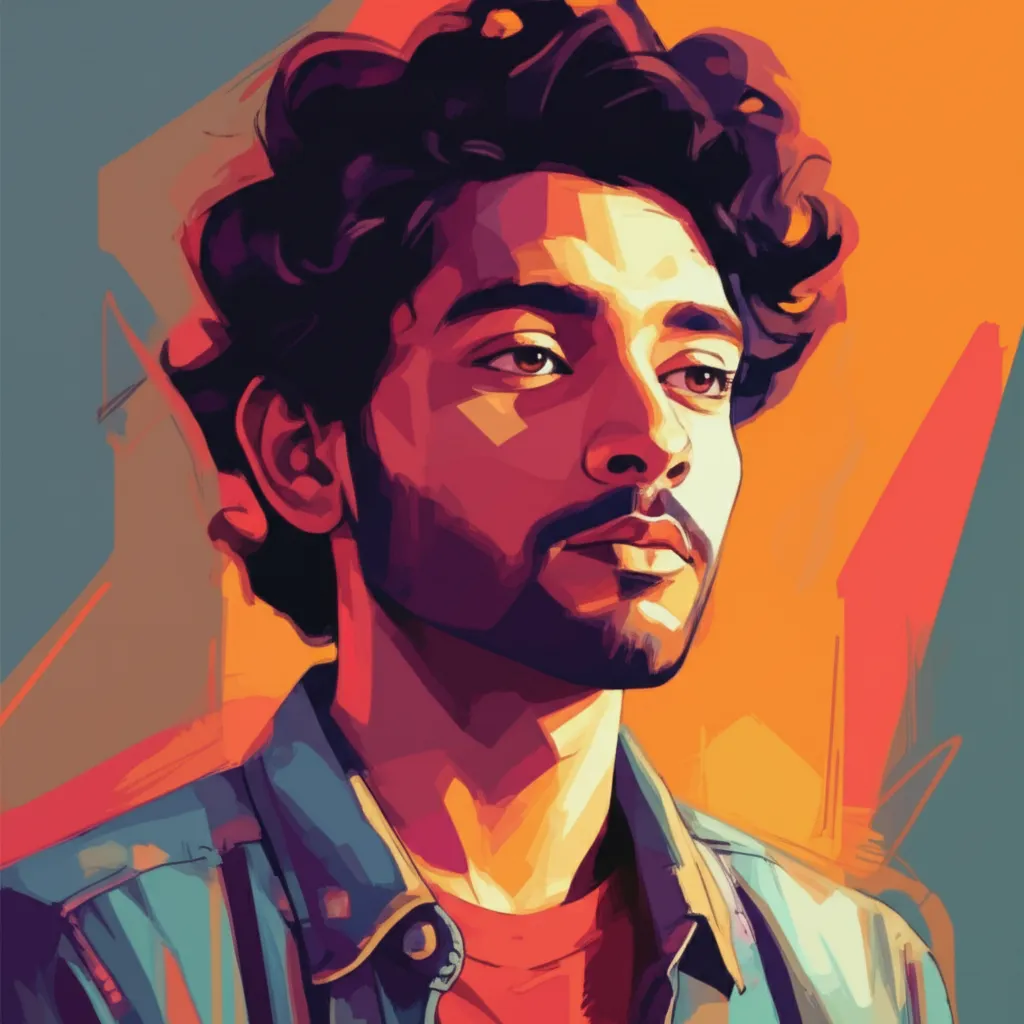 Artistic portrait of Aditya Geddada