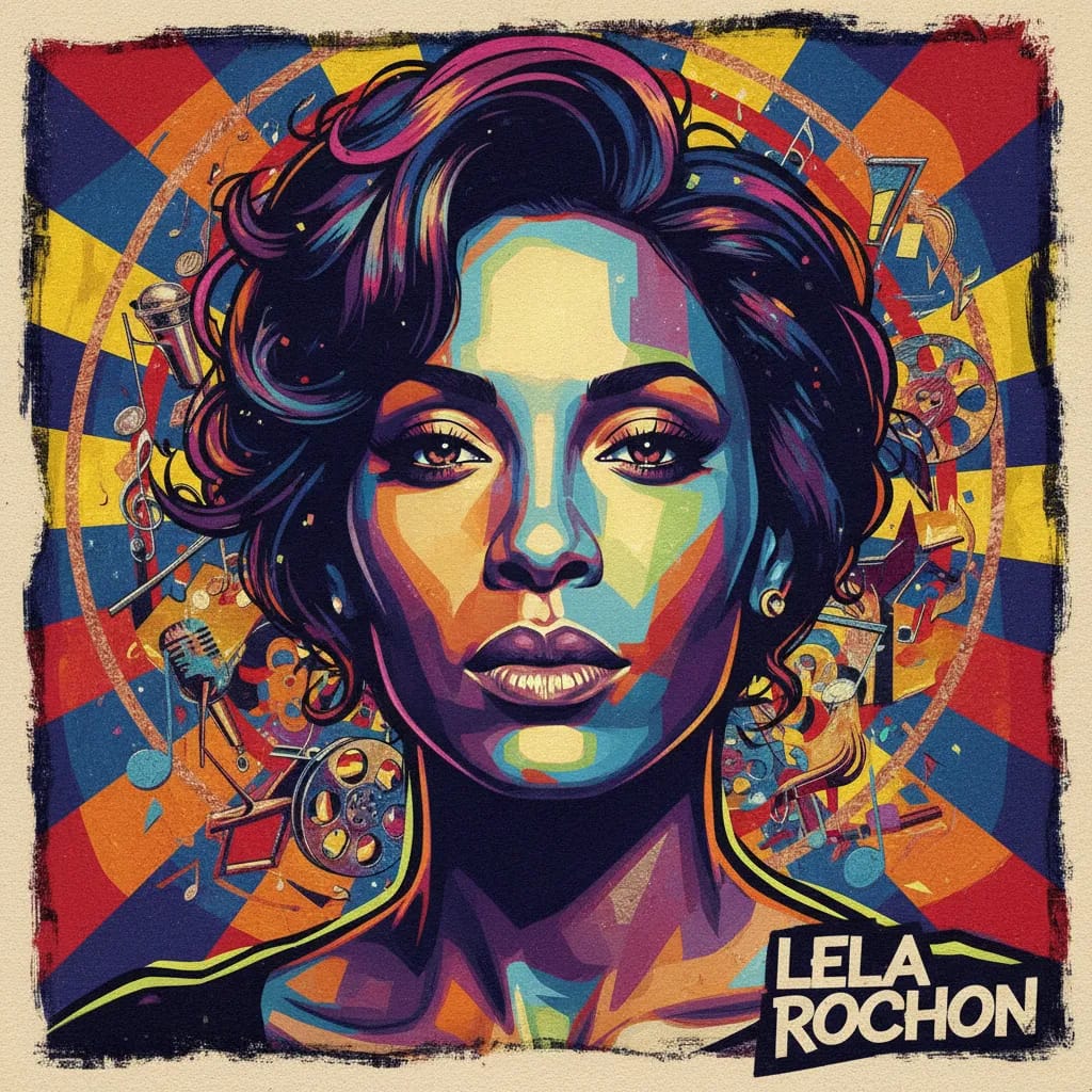 Artistic portrait of Lela Rochon