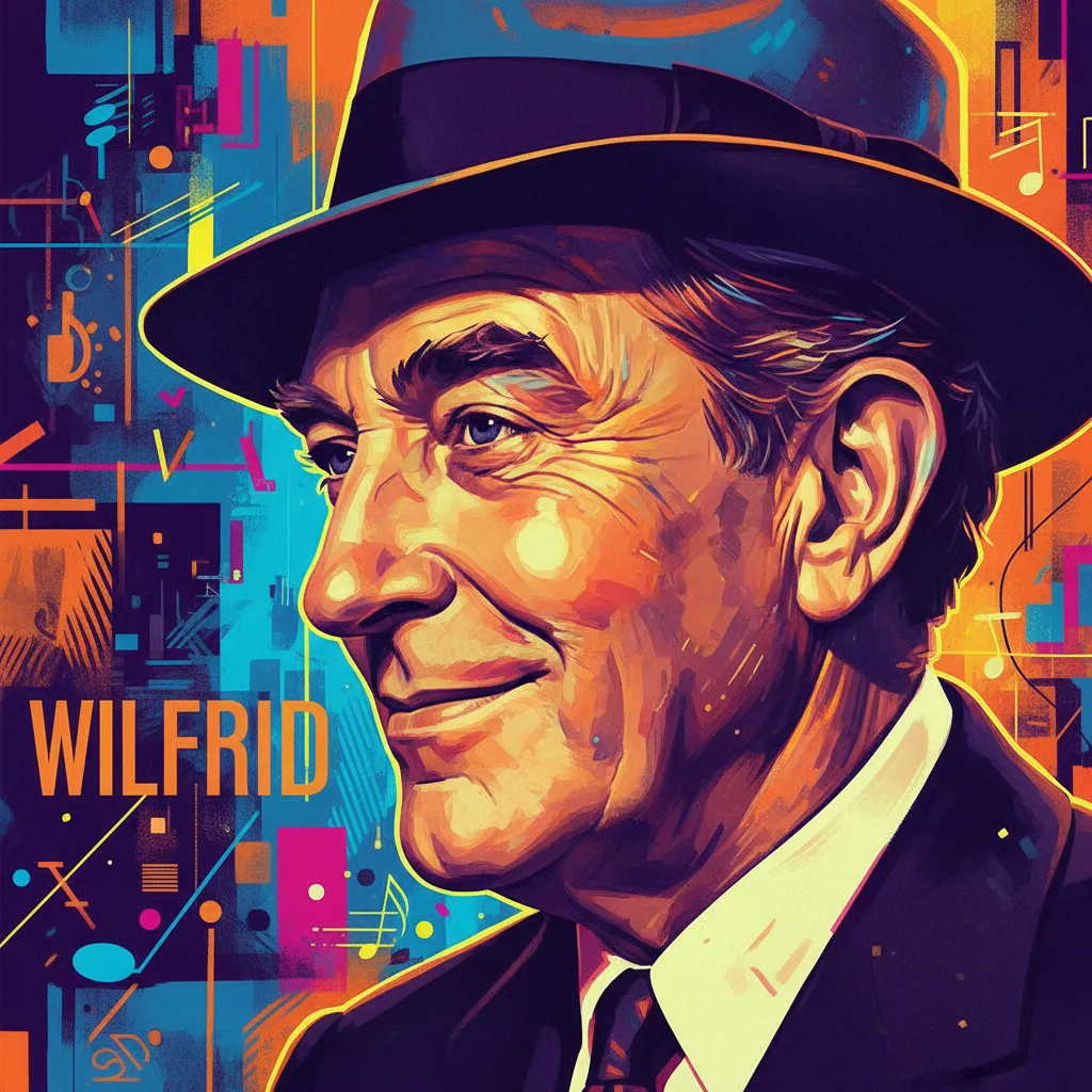 Artistic portrait of Wilfrid Hyde-White