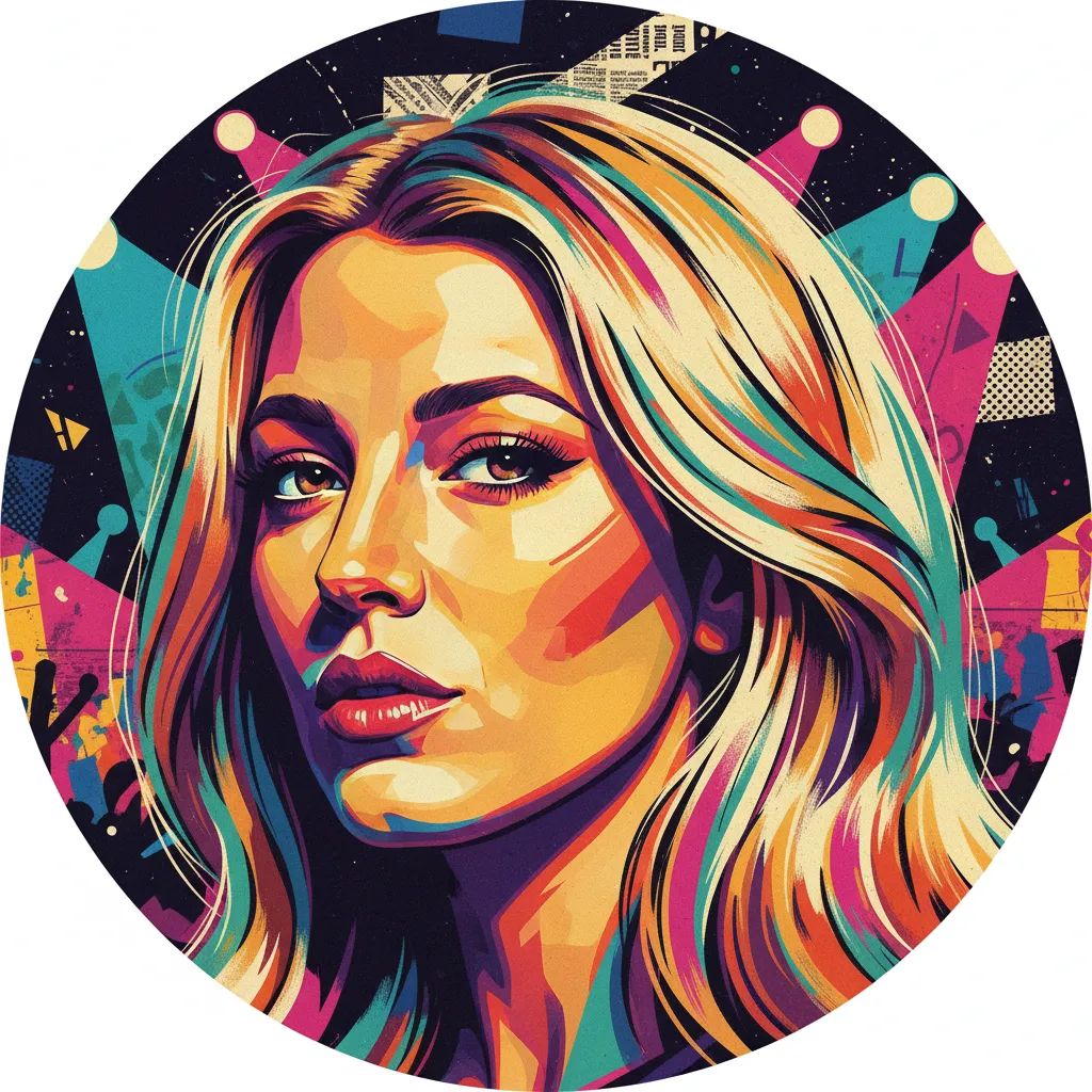 Artistic portrait of Blake Lively