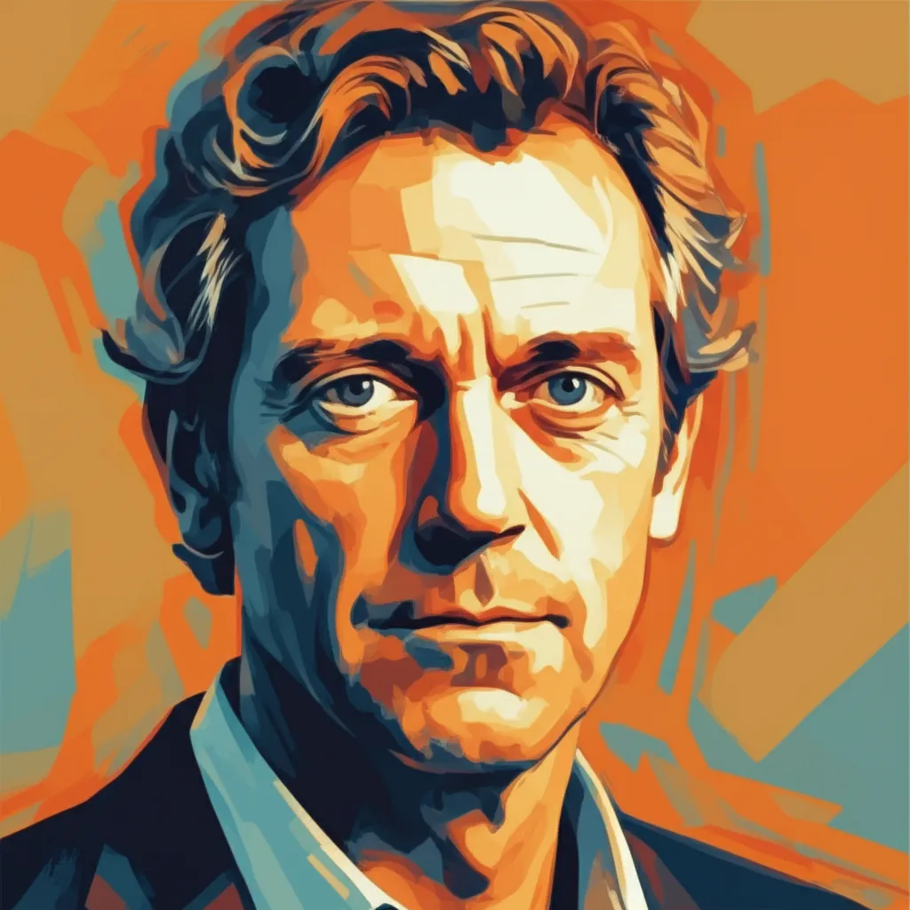 Portrait of Hugh Laurie