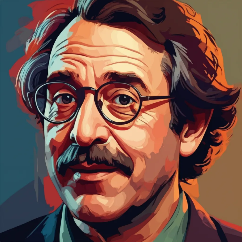 Artistic portrait of Frank Oz