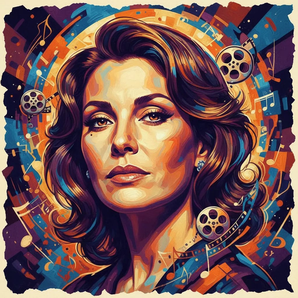 Artistic portrait of Jacqueline Andere