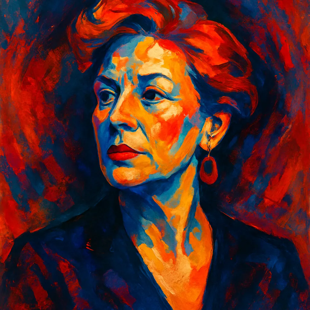 Artistic portrait of Tina French
