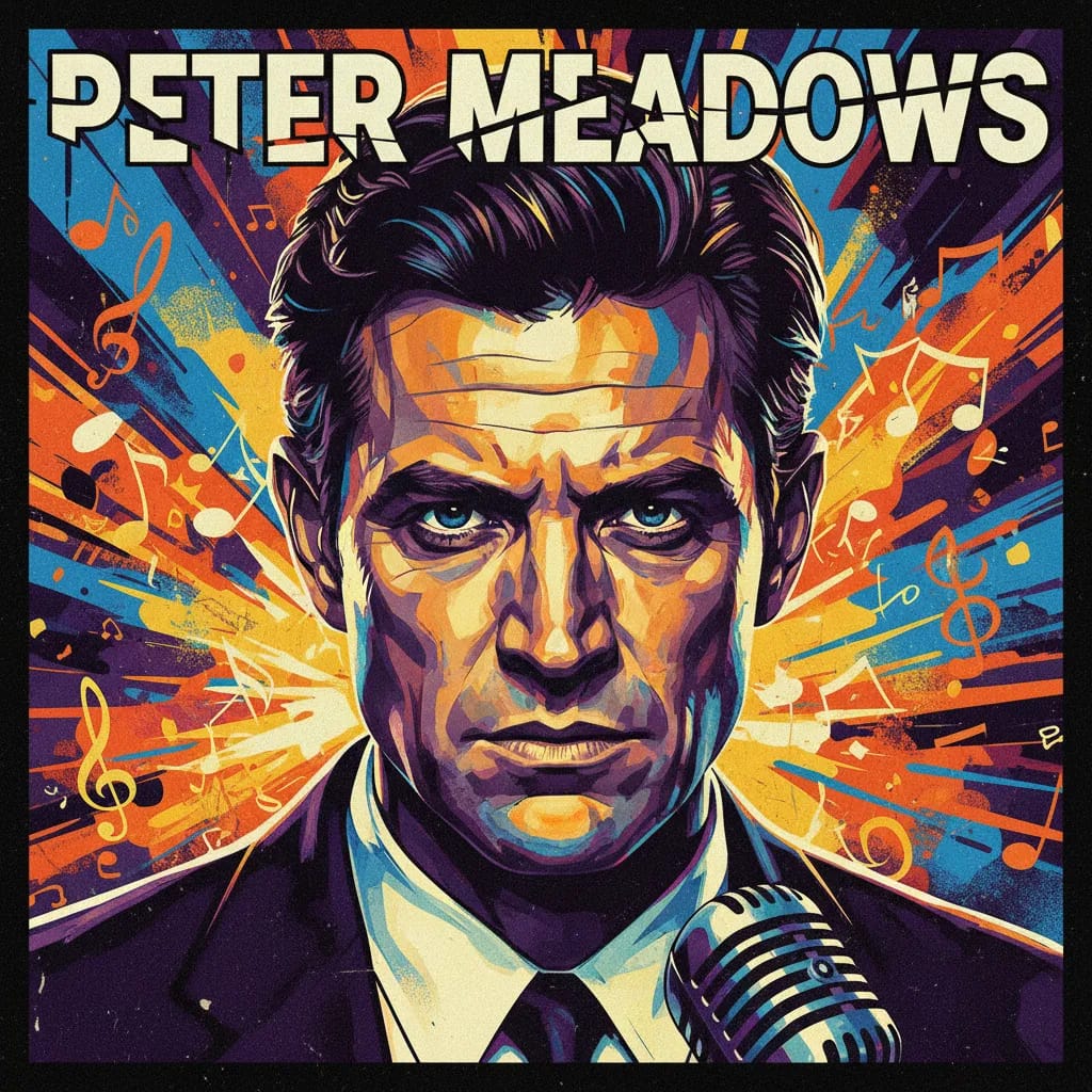 Artistic portrait of Peter Meadows