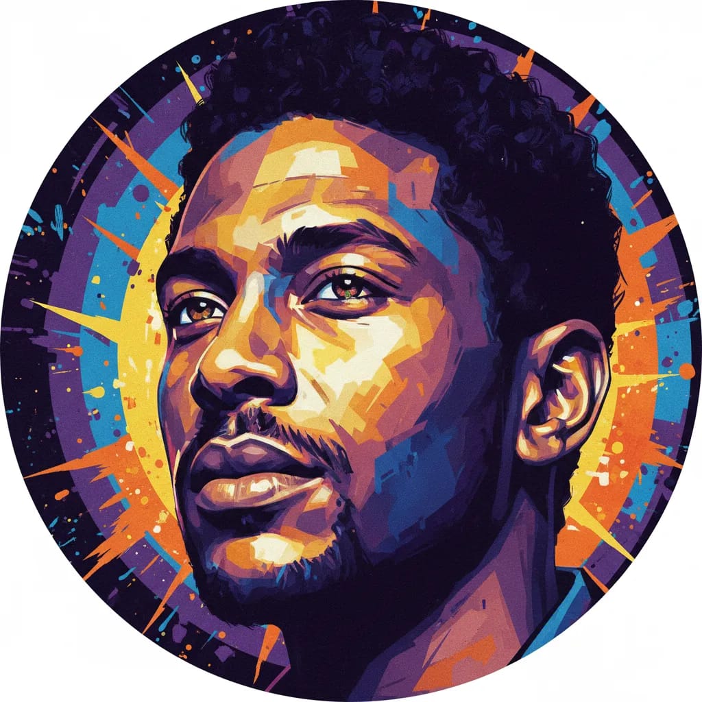 Artistic portrait of Kelan Guy