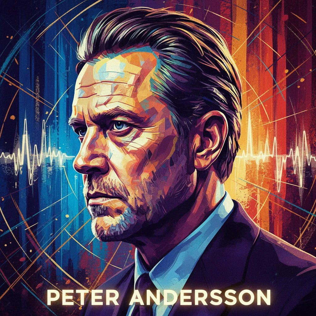 Artistic portrait of Peter Andersson