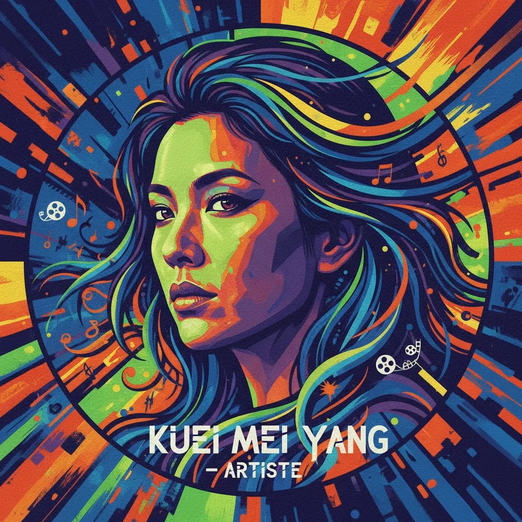 Artistic portrait of Kuei-Mei Yang