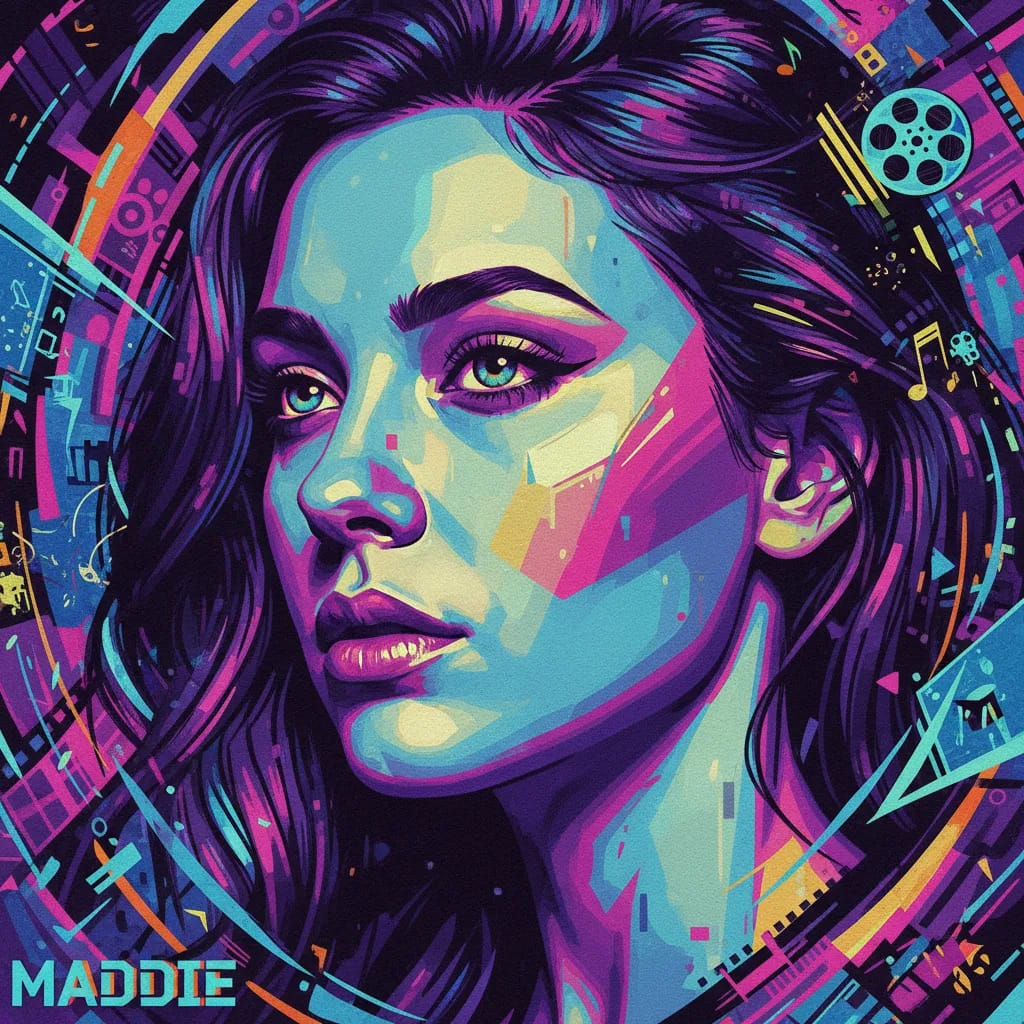Artistic portrait of Maddie Hasson