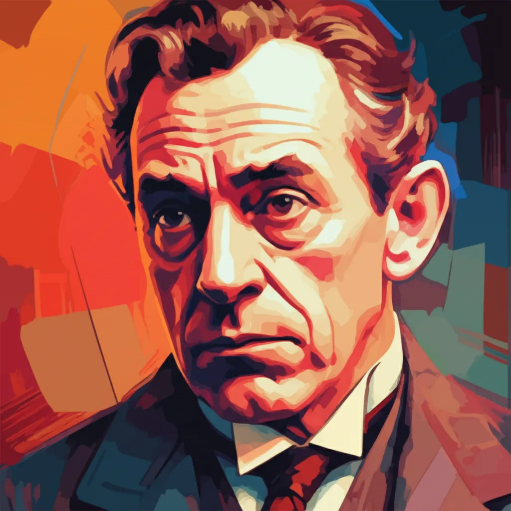 Artistic portrait of Thomas Mitchell