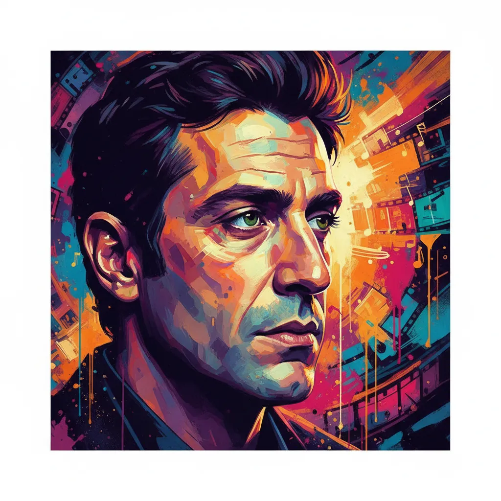 Artistic portrait of Elio Germano