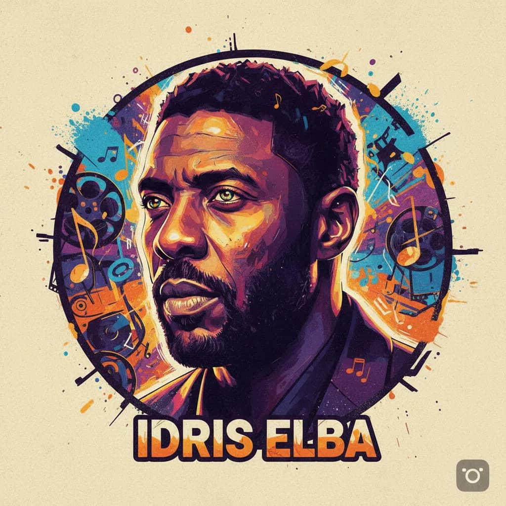 Portrait of Idris Elba