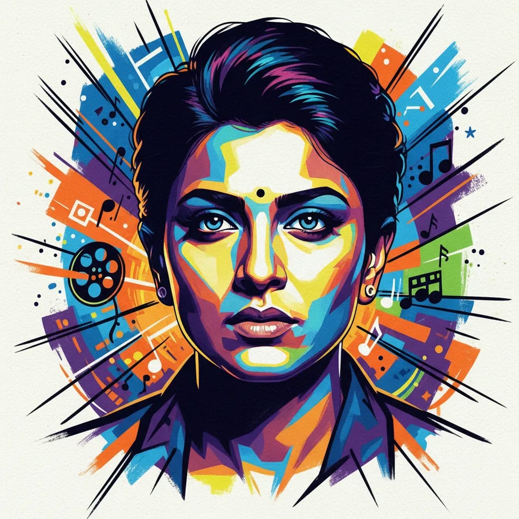 Artistic portrait of Suman
