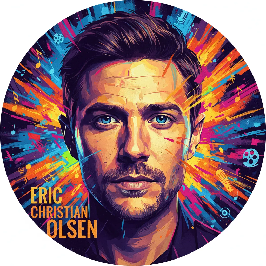 Artistic portrait of Eric Christian Olsen