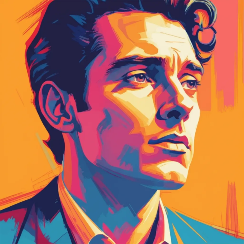 Artistic portrait of Richard Rosson