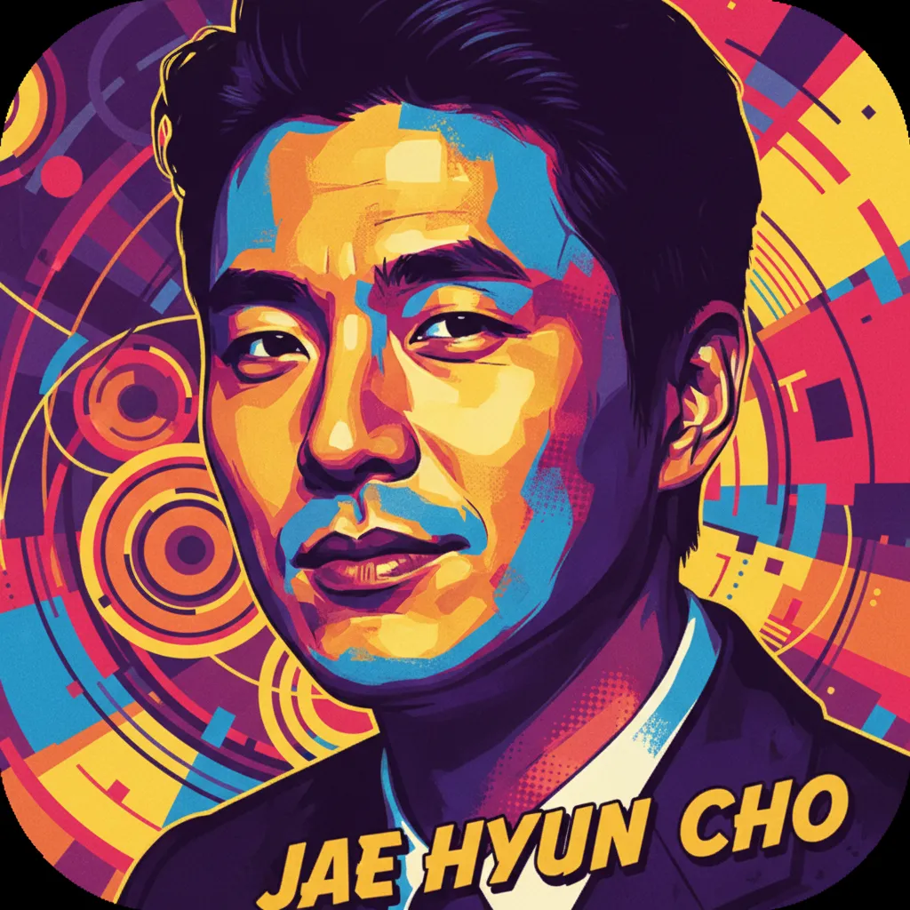 Artistic portrait of Jae-Hyun Cho