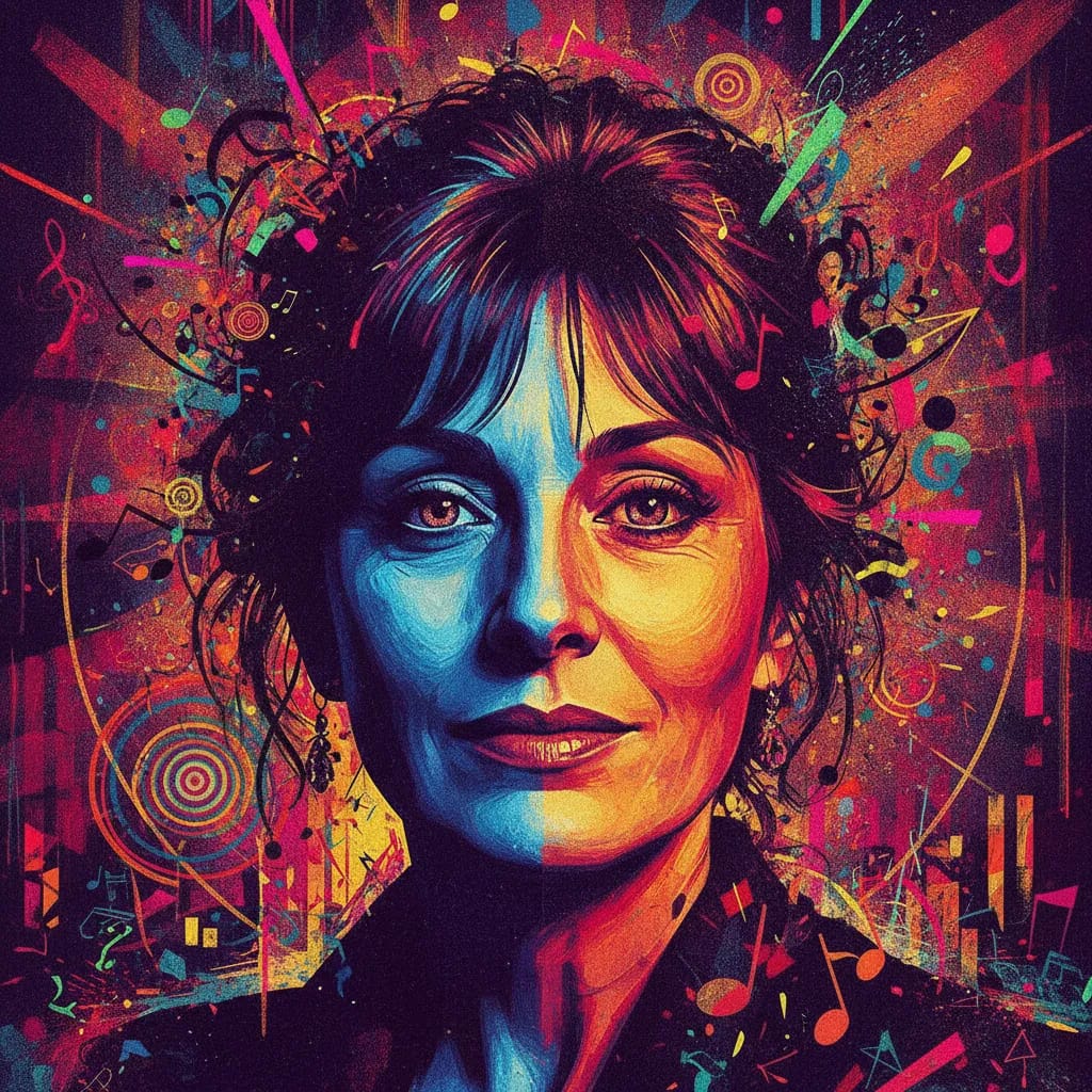 Artistic portrait of Macha Méril