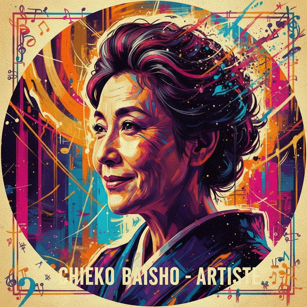 Artistic portrait of Chieko Baishô