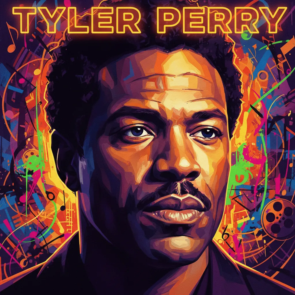 Artistic portrait of Tyler Perry