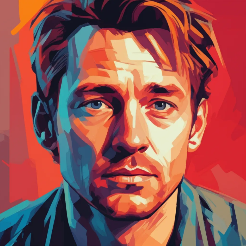 Artistic portrait of Jacob Lohmann
