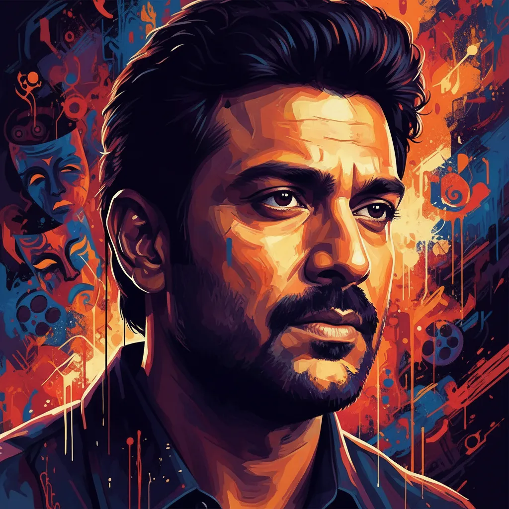 Portrait of Kamal Haasan