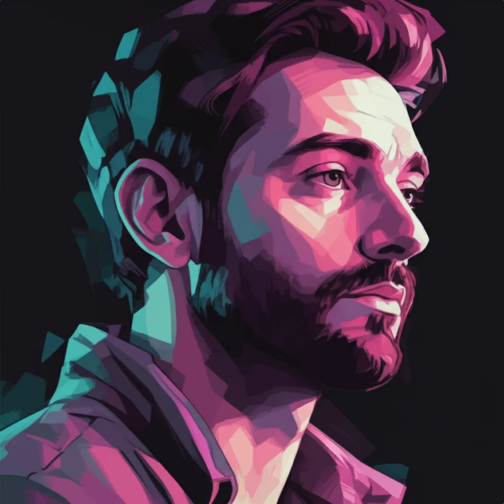 Artistic portrait of Jiannis Moustos