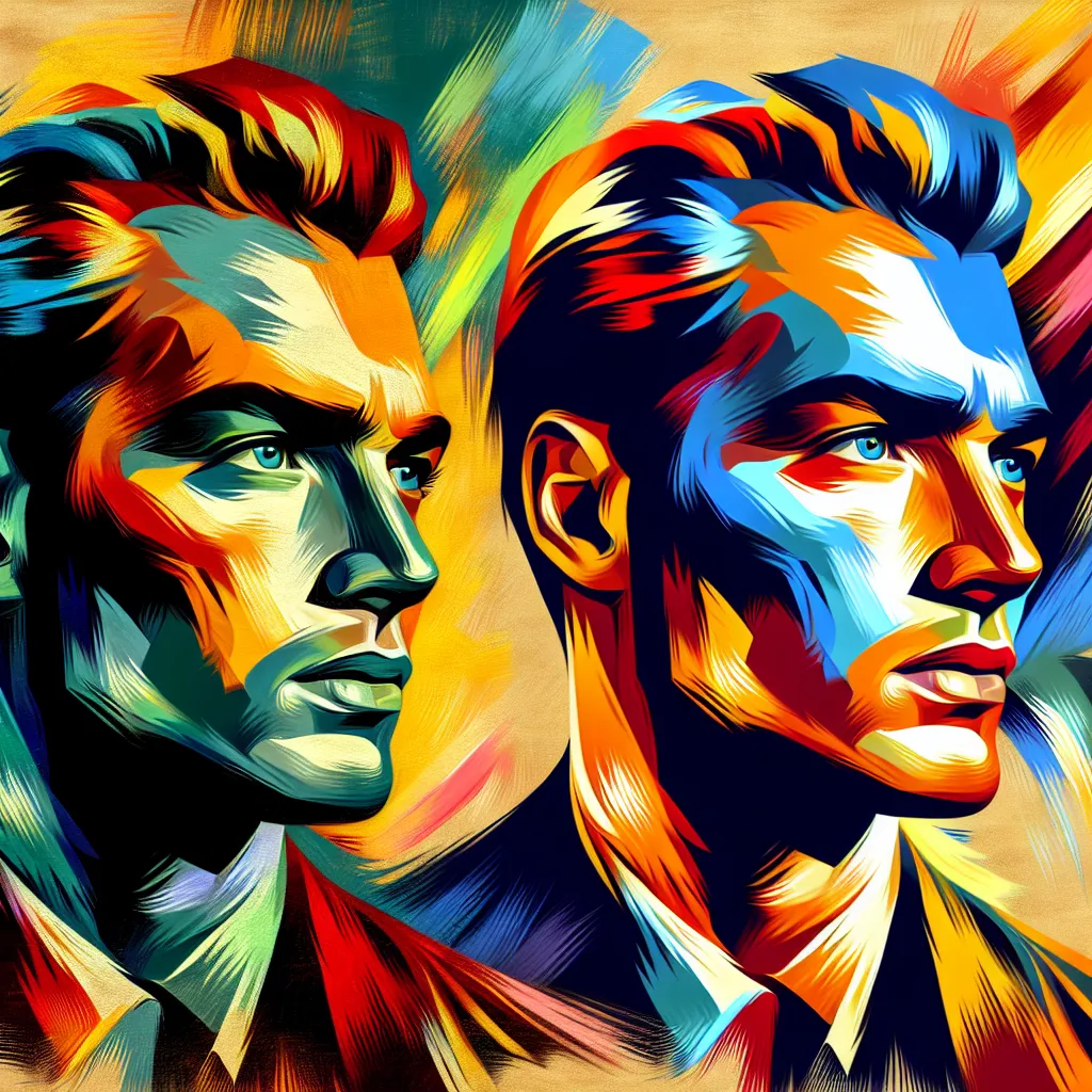Artistic portrait of Gary Cooper
