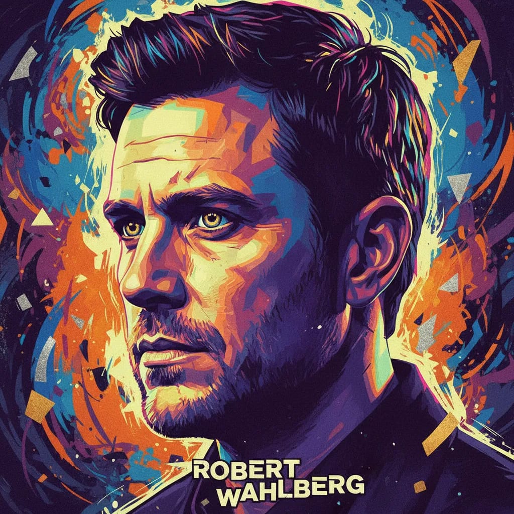 Artistic portrait of Robert Wahlberg