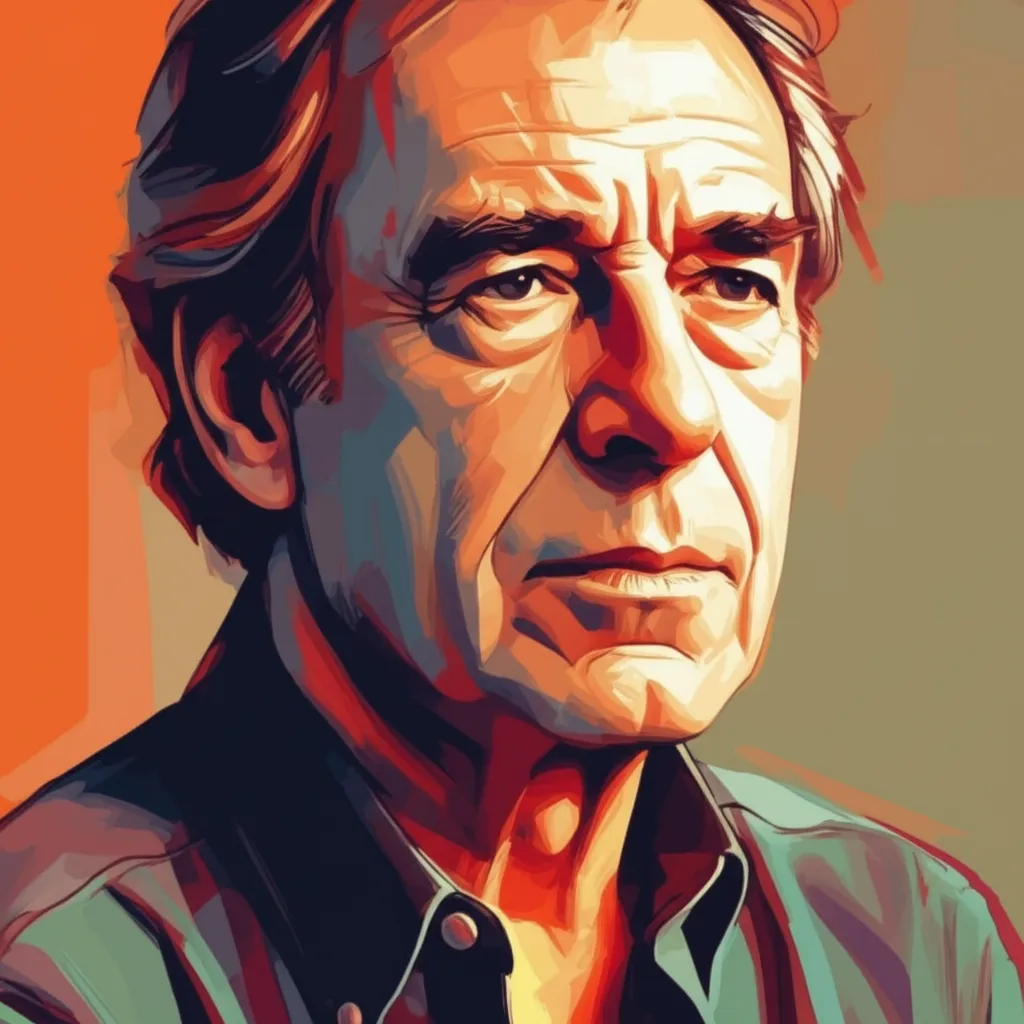 Artistic portrait of Francis Huster