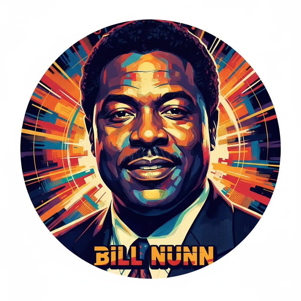 Artistic portrait of Bill Nunn