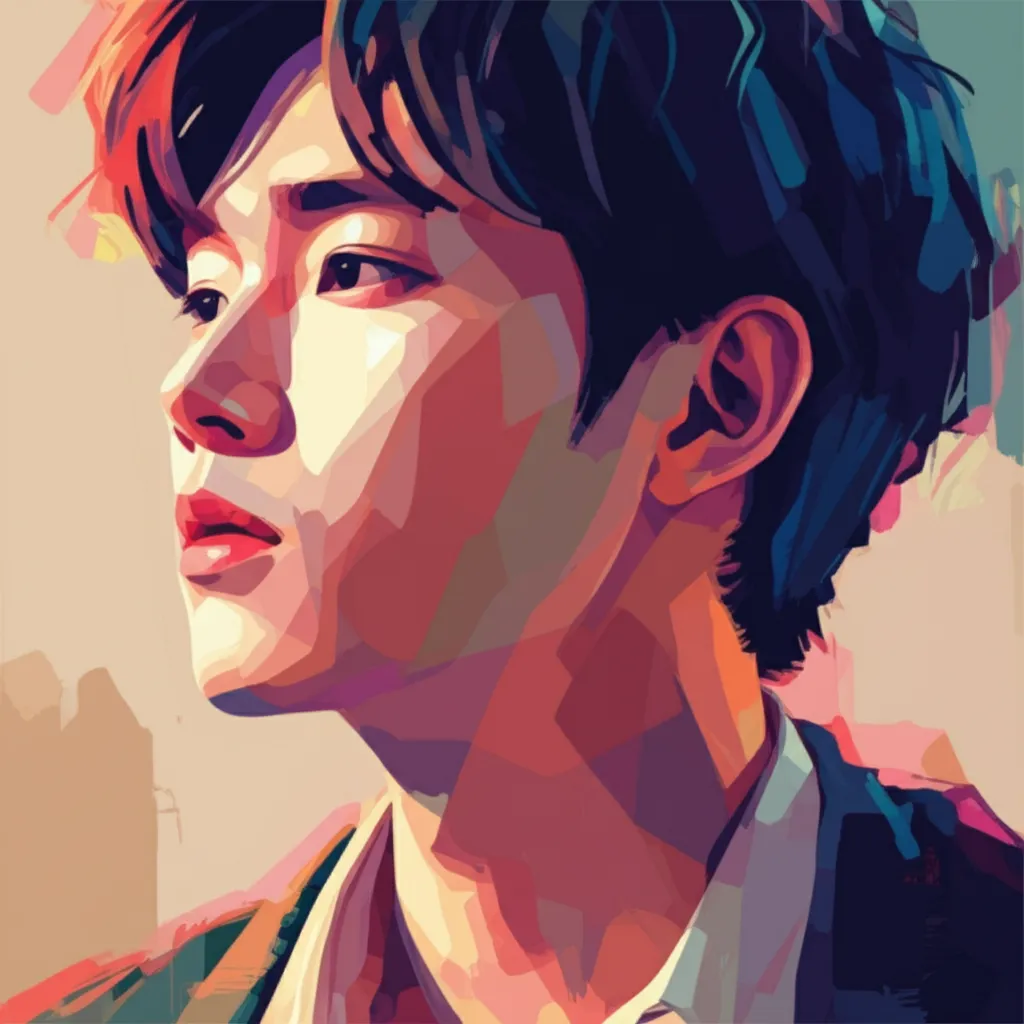 Artistic portrait of Jong-ho Kim