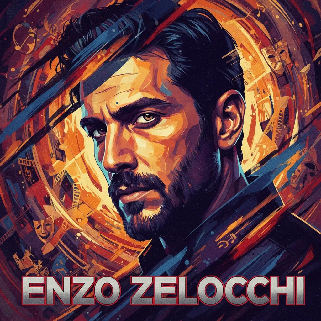 Artistic portrait of Enzo Zelocchi